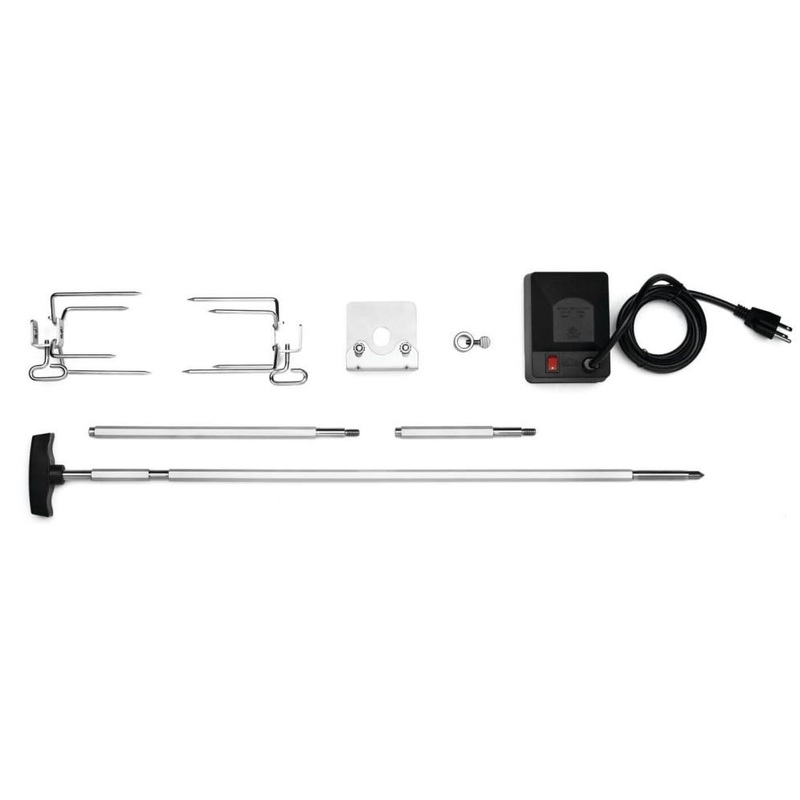 Napoleon Bbq 69241 Heavy Duty Rotisserie Kit For Pro Charcoal Kettle 22 And 18-Inch Grills