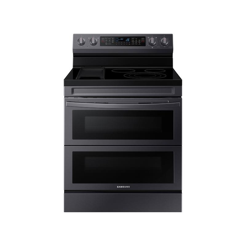 Samsung NE63A6751SG 6.3 cu. ft. Smart Freestanding Electric Range with Flex Duo, No-Preheat Air Fry & Griddle in Black Stainless Steel