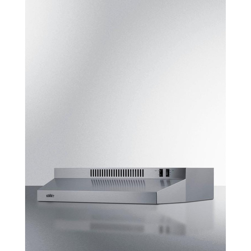 Summit H24RSSADA 24″ Under Cabinet Convertible Range Hood, Ada Compliant