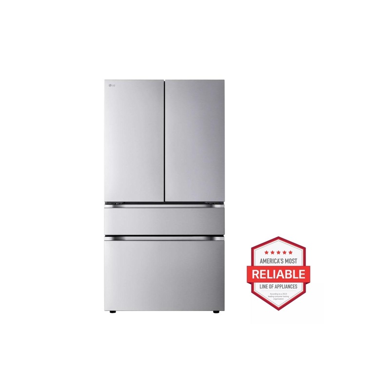 Lg LF26C8210S 26 cu. ft. Counter-Depth MAX, 4-Door French Door Refrigerator with Full-Convert Drawer and Internal Ice and Water Dispenser