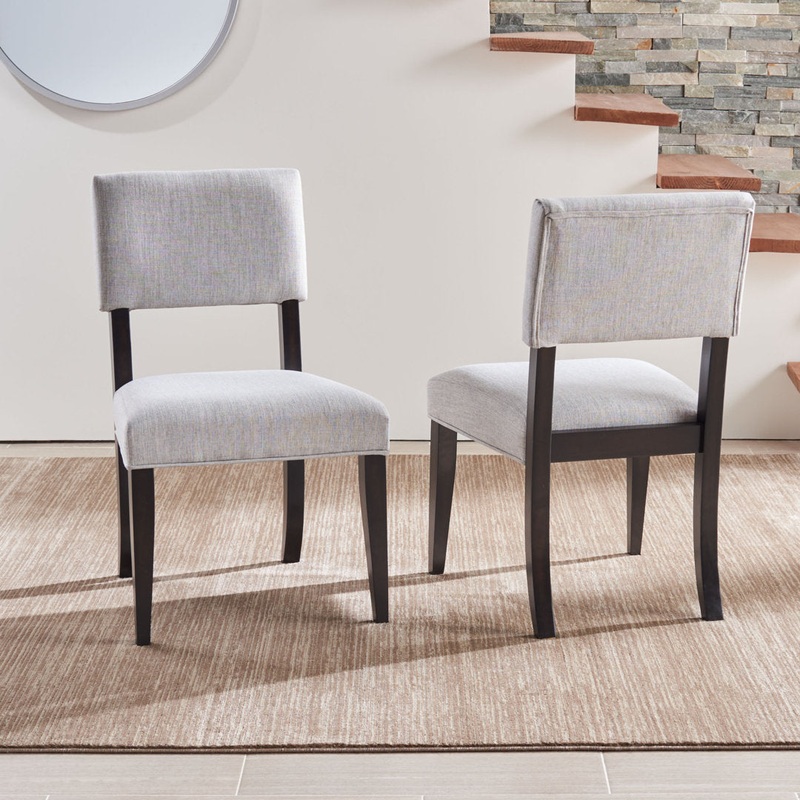 Side Chair in Light Taupe (Set of 2) Safavieh Couture