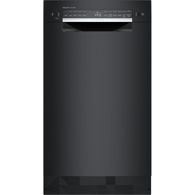 Bosch 300 Series Dishwasher 17 3/4″ Black SPE53B56UC