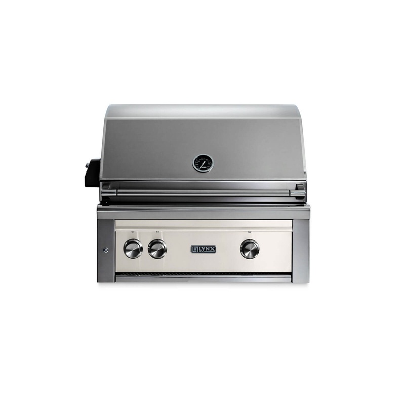 Lynx L30R3GLLP 30″ Built-In Grill W/ Rotisserie – Glacier