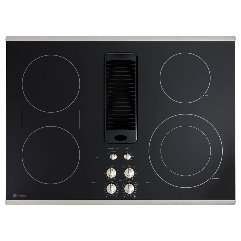 PP9830SRSS GE Profile 30″ Downdraft Electric Cooktop