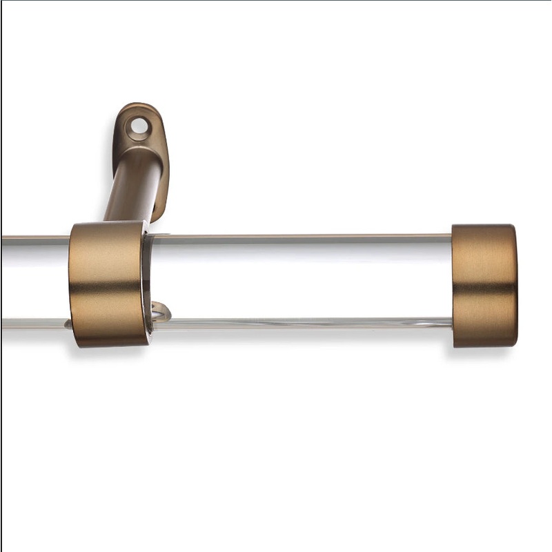 Cambria Designe Acrylic Fixed Length Curtain Rod