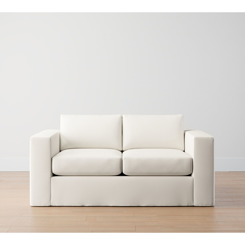Carmel Wide Arm Slipcovered Sofa 74