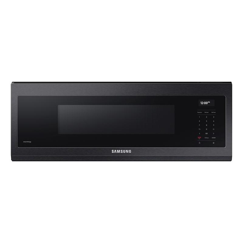 Samsung ME11A7710DG 1.1 cu. ft. Smart SLIM Over-the-Range Microwave with 550 CFM Hood Ventilation, Wi-Fi & Voice Control in Black Stainless Steel