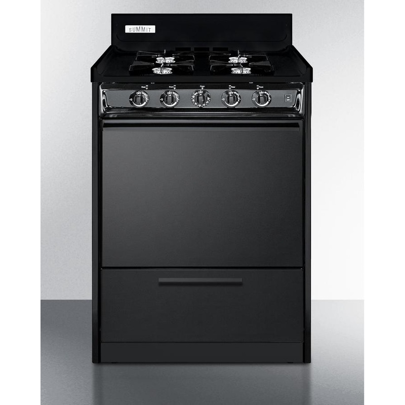 Summit TNM6107C 24″ Wide Gas Range, Open Burners