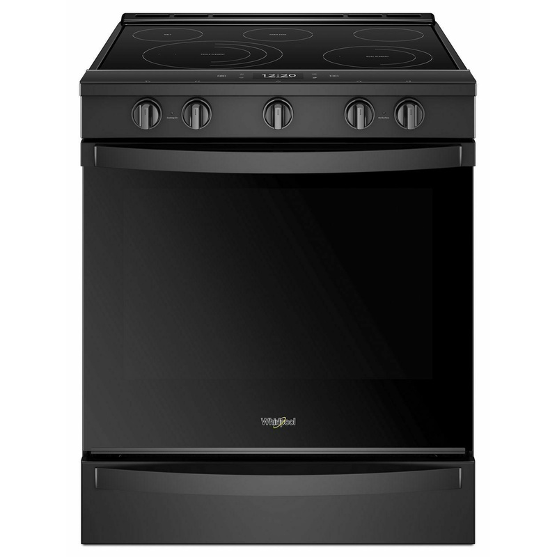 Whirlpool WEE750H0HB 6.4 cu. ft. Smart Slide-in Electric Range with Air Fry, when Connected