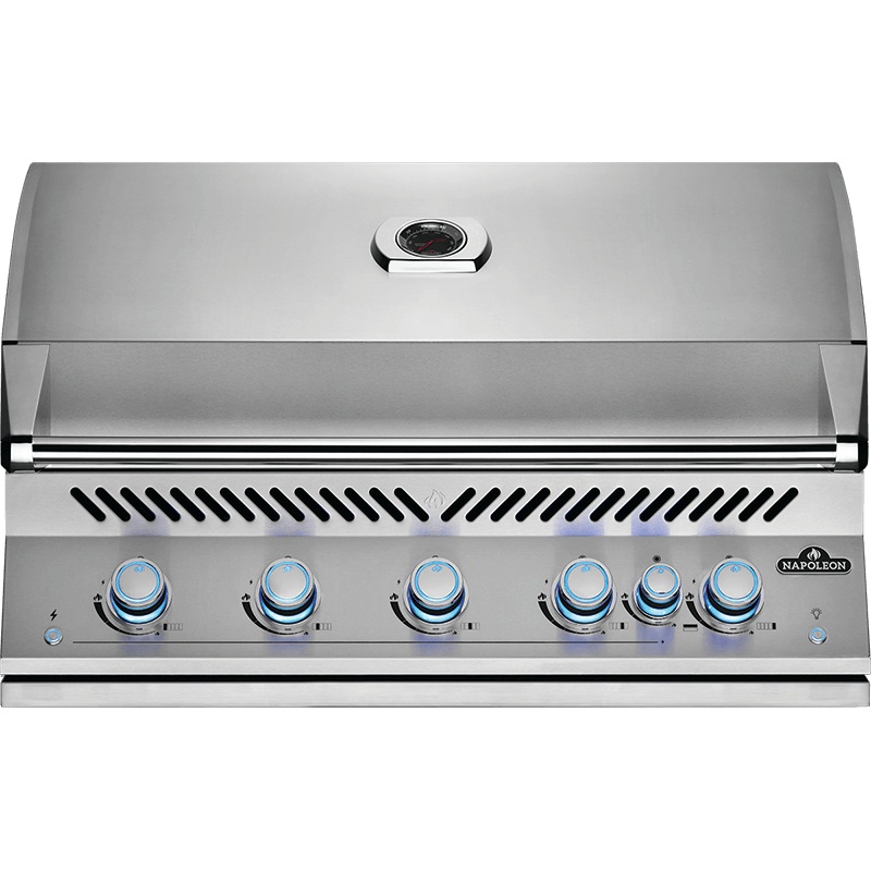 Built-In 700 Series 38 RB with Infrared Rear Burner , Natural Gas, Stainless Steel