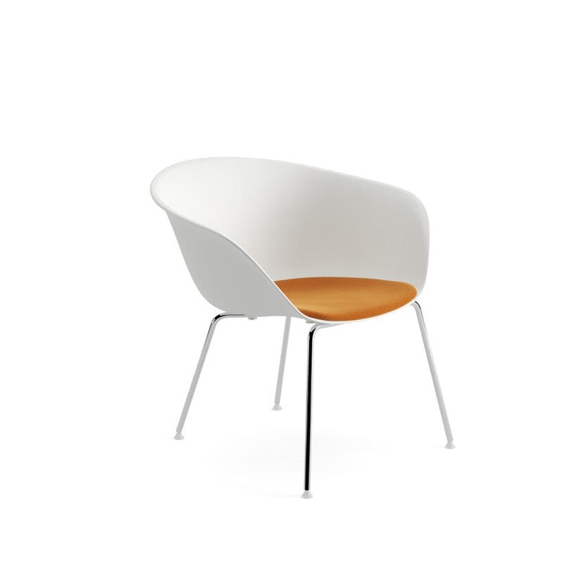 Duna 02 Four Leg Lounge Chair With Seat Cushion