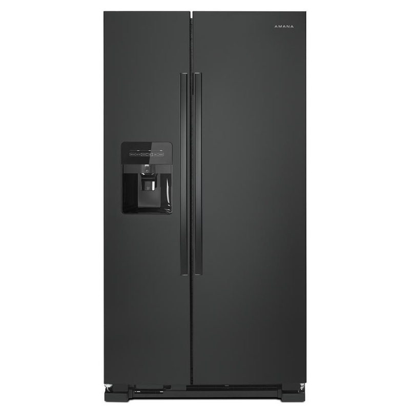 Amana ASI2575GRB 36-inch Side-by-Side Refrigerator with Dual Pad External Ice and Water Dispenser