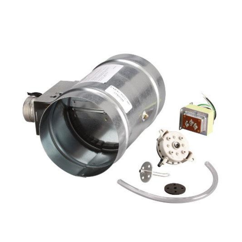 Broan MD10TU 10″ Universal Automatic Make-Up Air Damper with Pressure Sensor Kit