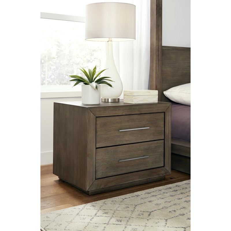 Brooks 2 – Drawer Solid Wood Nightstand in Brown Joss & Main