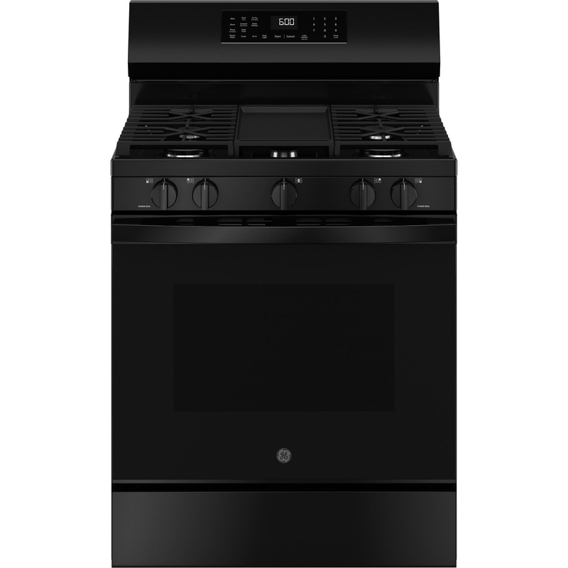 Ge Appliances GGF600AVBB Ge 30″ Free-Standing Gas Convection Range With No Preheat Air Fry And Easywash Oven Tray