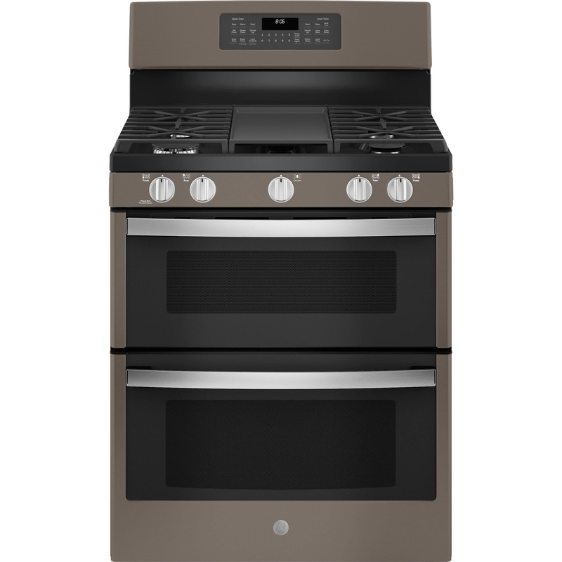 Ge Appliances JGBS86EPES Ge 30″ Free-Standing Gas Double Oven Convection Range