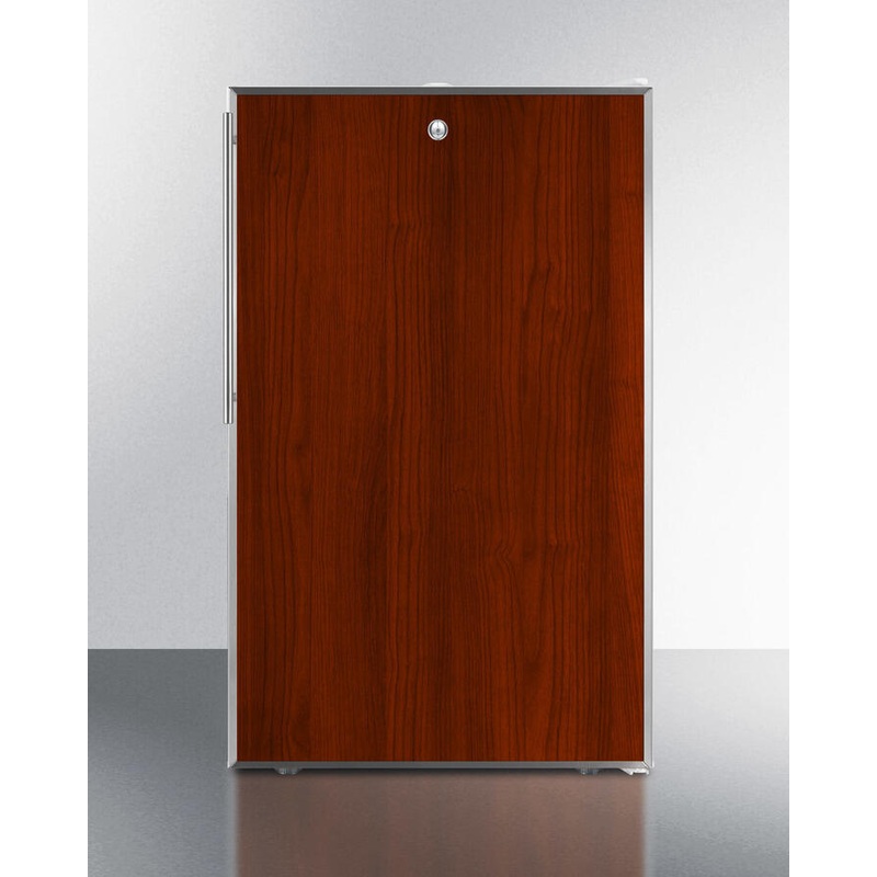 Summit FS407LBI7FR Commercially Listed 20″ Wide Built-In Undercounter All-Freezer, -20 C Capable With A Lock And Stainless Steel Door Frame For Slide-In Custom Panels