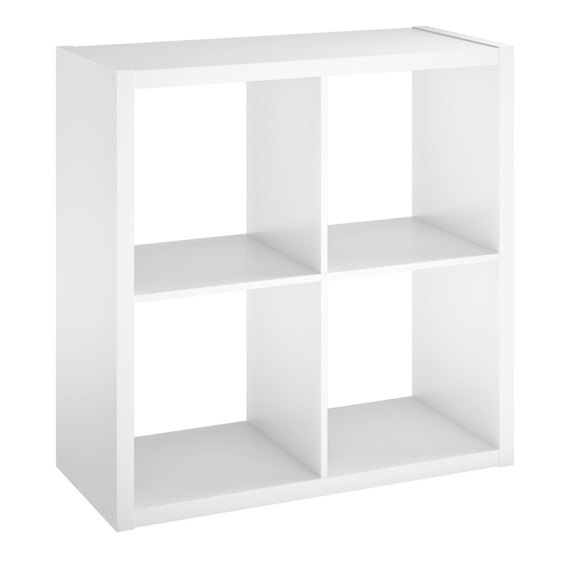 30″ H x 30″ W Decorative Cube Bookcase ClosetMaid Color: White
