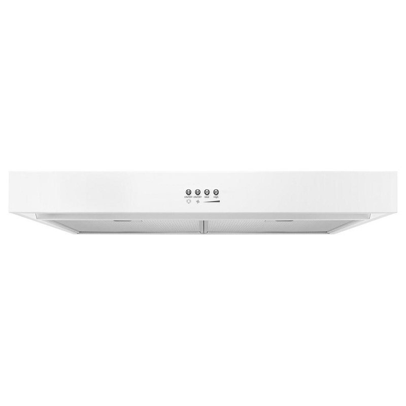 Whirlpool WVU37UC0FW 30″ Range Hood with Dishwasher-Safe Full-Width Grease Filters