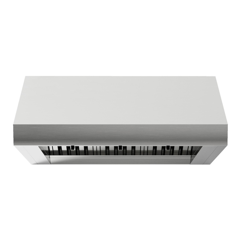 Xo Appliance XOGV48S Outdoor Hood, 48Inw, 33Ind, 18Int, 1200Cfm, Leds, Pro Baffle Filters