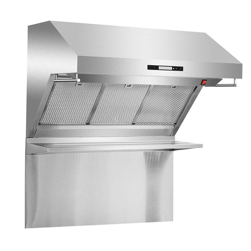 Forno FRHWM502936HB Savona – 36″ Wall Mount Range Hood With Hybrid Filters & Back Splash