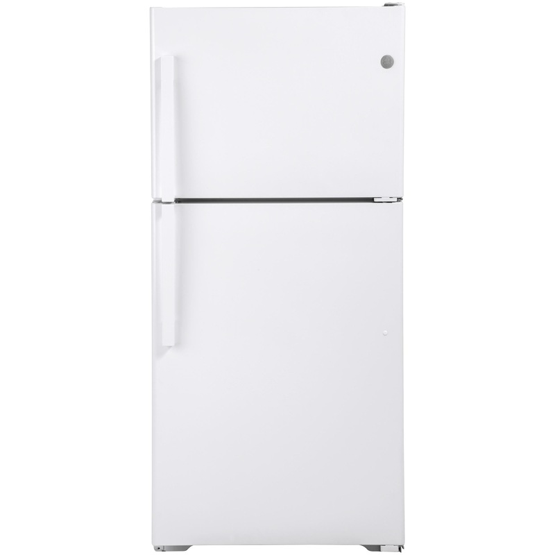 GTE19DTNRWW GE ENERGY STAR 19.2 Cu. Ft. Top-Freezer Refrigerator