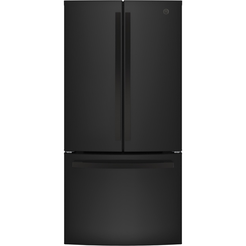 GWE19JGLBB GE ENERGY STAR 18.6 Cu. Ft. Counter-Depth French-Door Refrigerator