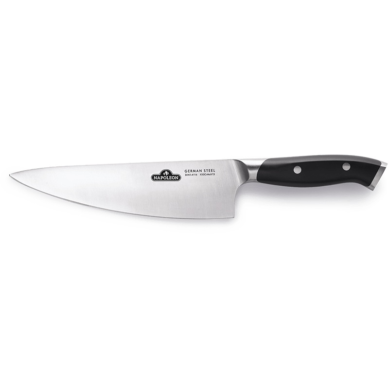 Napoleon Bbq 55211 Chef’S Knife Razor-Sharp German Steel With Excellent Edge-Retention