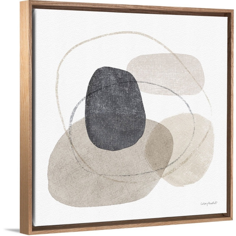 Think Neutral 10 by Lisa Audit – Painting on Canvas Mercury Row Size: 21.25″ H x 21.25″ W Format: Natural Floater Frame Canvas