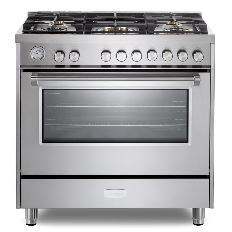 Verona VUFSGG365SS Verona Ultima 36″ Gas Range – Stainless Steel