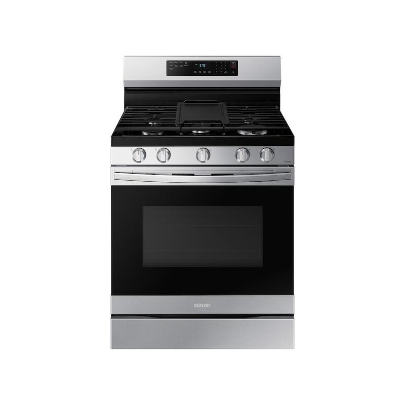 Samsung NX60A6511SS 6.0 cu. ft. Smart Freestanding Gas Range with No-Preheat Air Fry & Convection in Stainless Steel