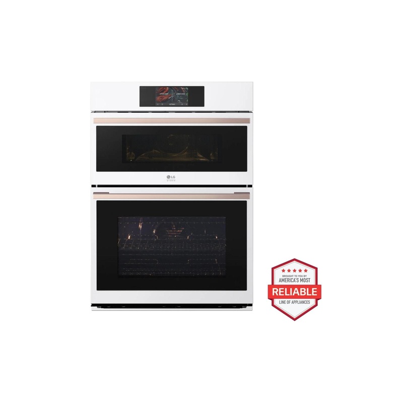 WCES6428N LG STUDIO 1.7/4.7 cu. ft. Combination Double Wall Oven – Essence White