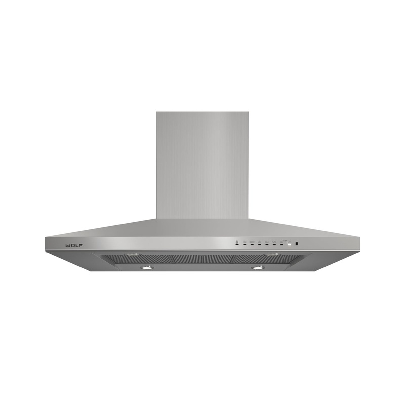 Wolf Certified VI42S 42″ Stainless Steel Island Chimney Hood