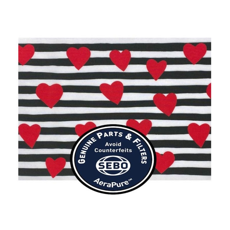 Sebo Felix Exhaust Filter Textile Red Hearts 7095ER38