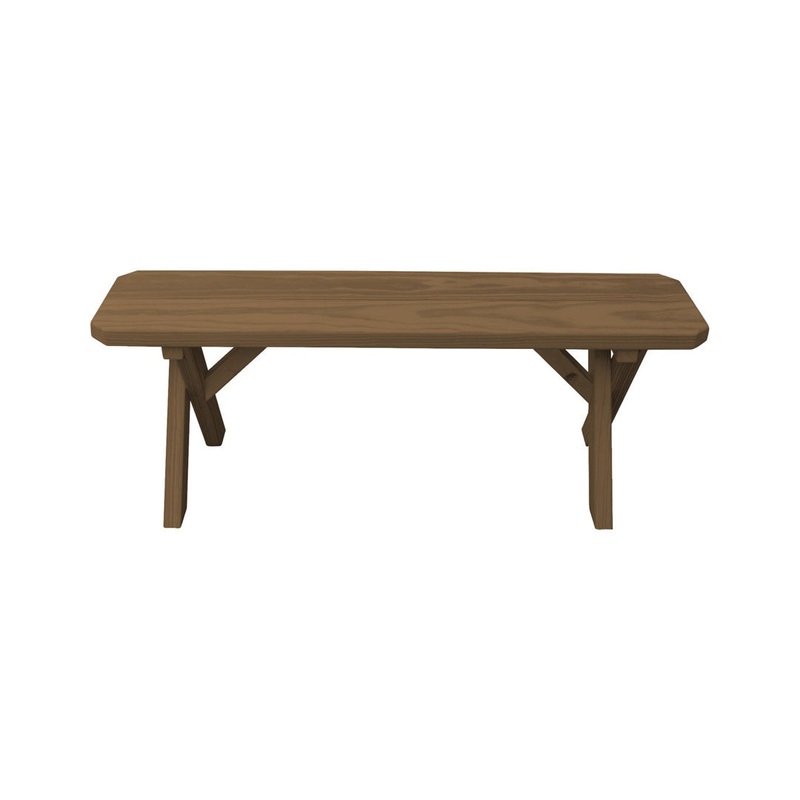 Sempronius Wood Picnic Bench Loon Peak Color: Mushroom Stain