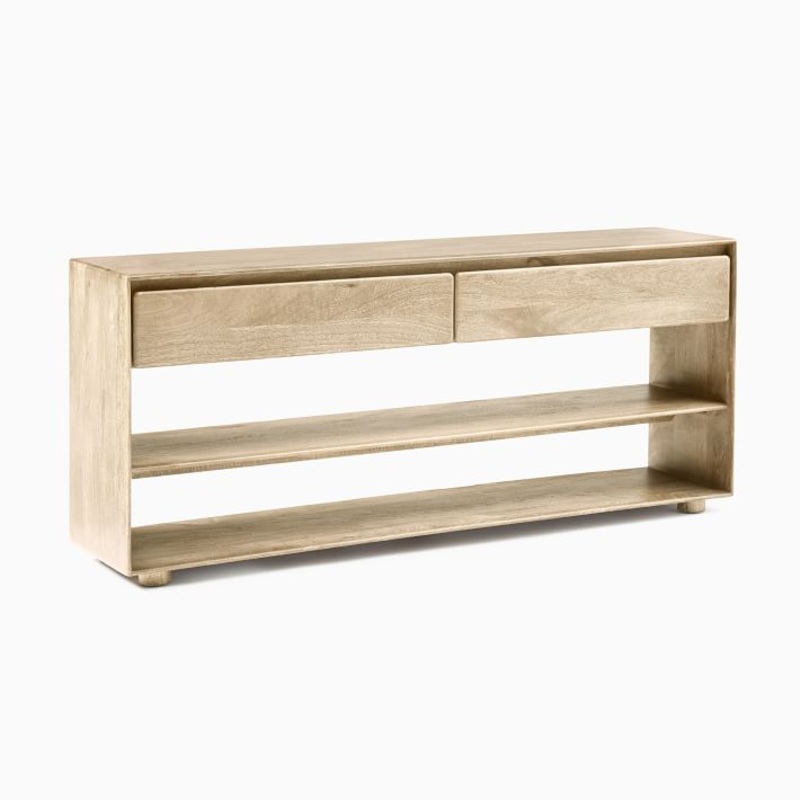 Anton Solid Wood Standard Console Burnt Wax