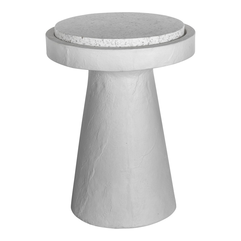 Rustic Terrazzo Side Stand