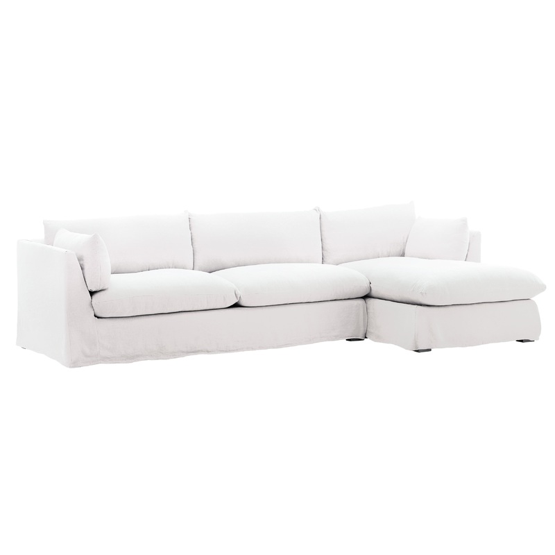 Serene Coastline Modular Lounge Suite – RAF White