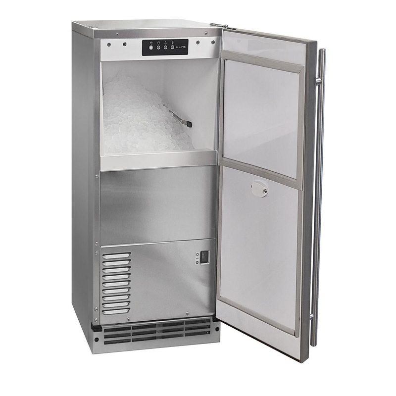U-Line UONP115SS01C 15″ Outdoor Nugget Ice Machine With Stainless Solid Finish (115 V/60 Hz)