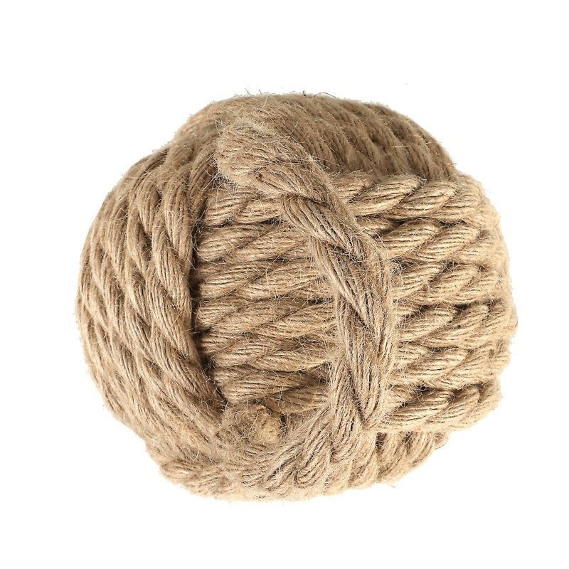Dag Rope Knot Weighted Floor Stop Breakwater Bay Finish: Brown
