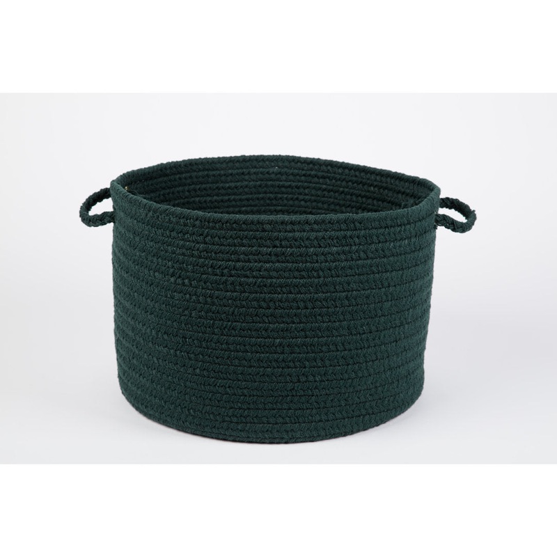 Smyth Fabric Basket August Grove Color: Spruce Green