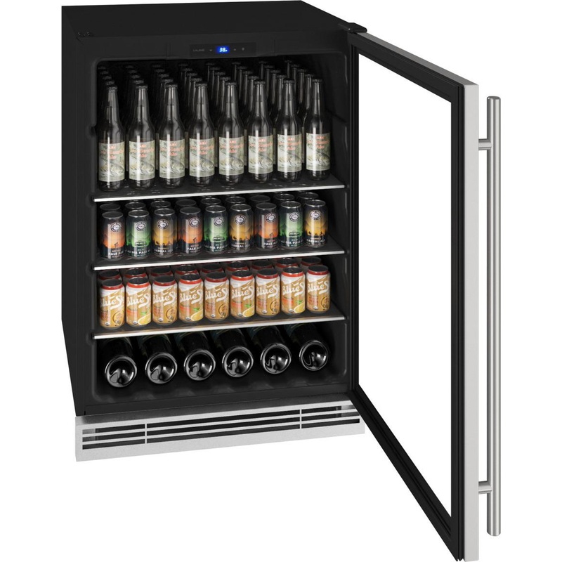 U-Line UHBV024SG01A Hbv024 24″ Beverage Center With Stainless Frame Finish (115 V/60 Hz)