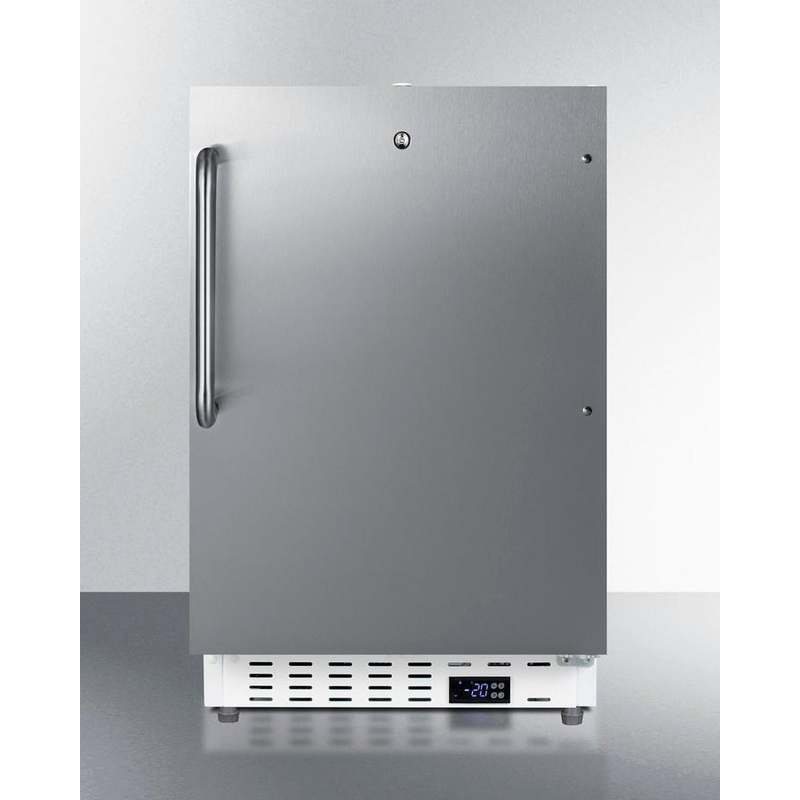 Summit SCF505SSTBADA 20″ Wide Built-in Commercial All-freezer, ADA Compliant