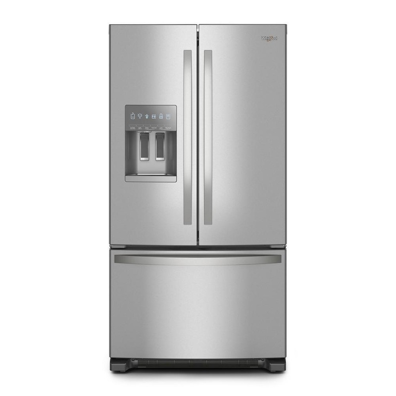 Whirlpool WRFF3436RZ 36-Inch Wide French Door Bottom Mount Refrigerator – 25 cu. ft.