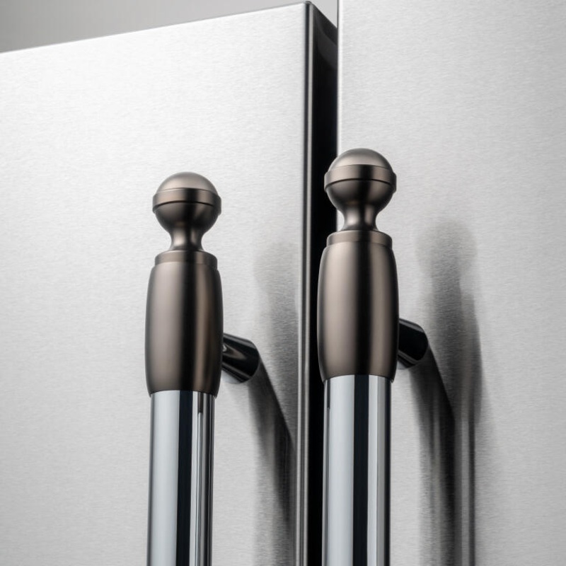 Bertazzoni DS2HERTSB Heritage Decor Set 2 – Matte Satin Black Finish