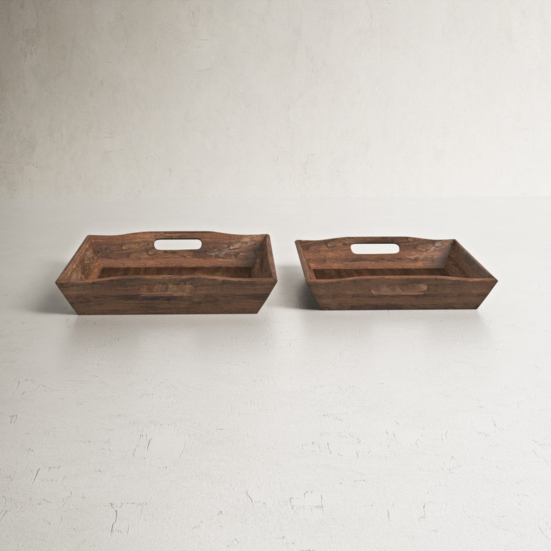 Dublin 2 Piece Coffee Table Tray Set Birch Lane