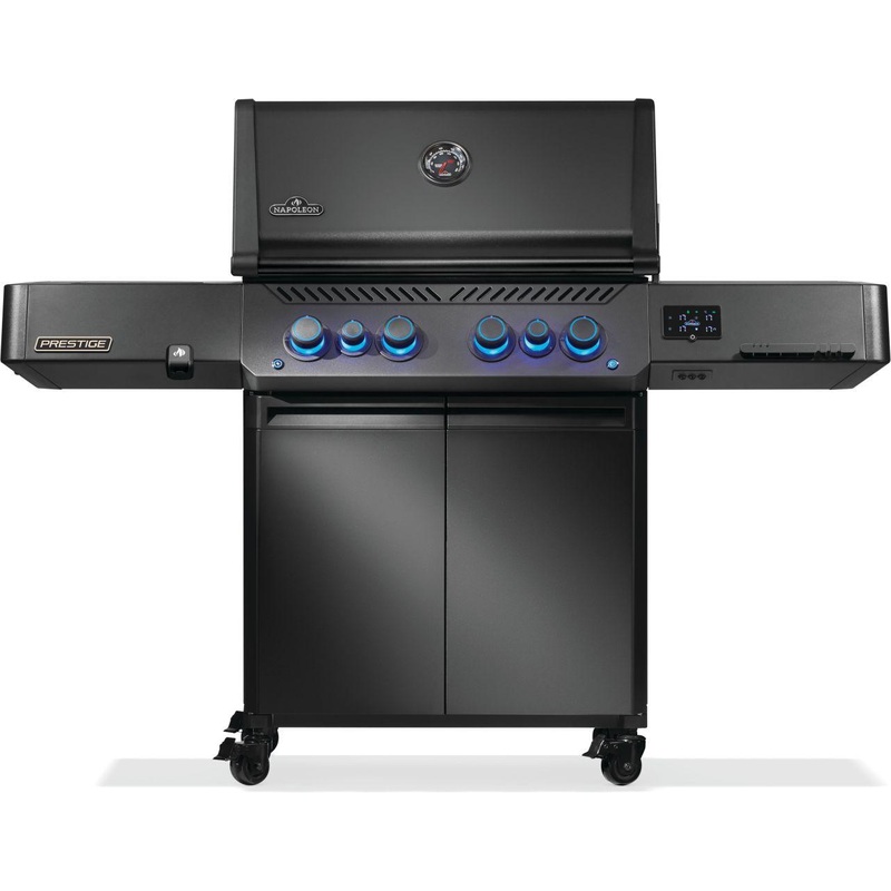 Napoleon Bbq P500VXRSIBPKPHM Phantom Prestige 500 Connected RSIB with Infrared Side and Rear Burner , Propane, Matte/Matt Black