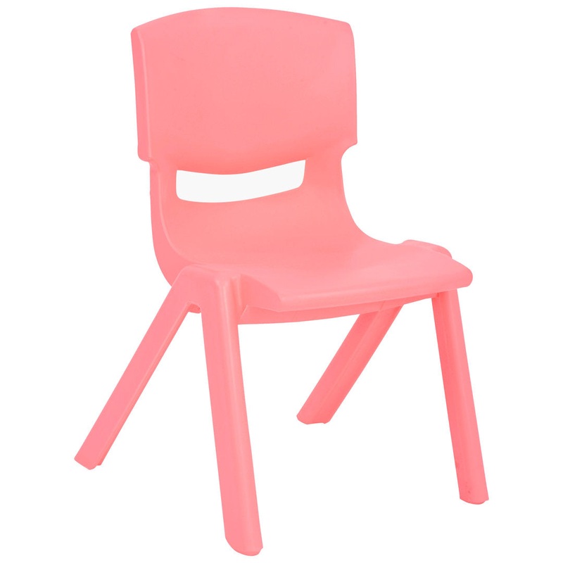 Tisbury 11″ Kids Classroom Chair, Stackable Zoomie Kids Color: Pink