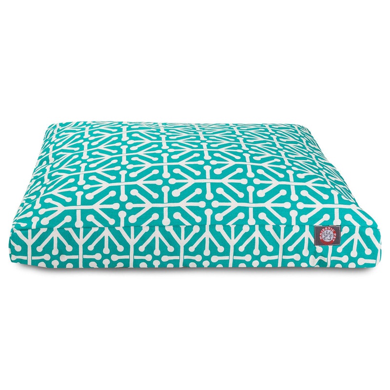 Aruba Pillow Majestic Pet Products Color: Pacific Size: Small (20″ W x 27″ D x 4″ H);