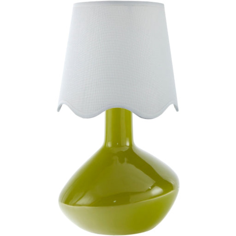 Aura AVC-015 Ceramic & Rattan Accent Lamp